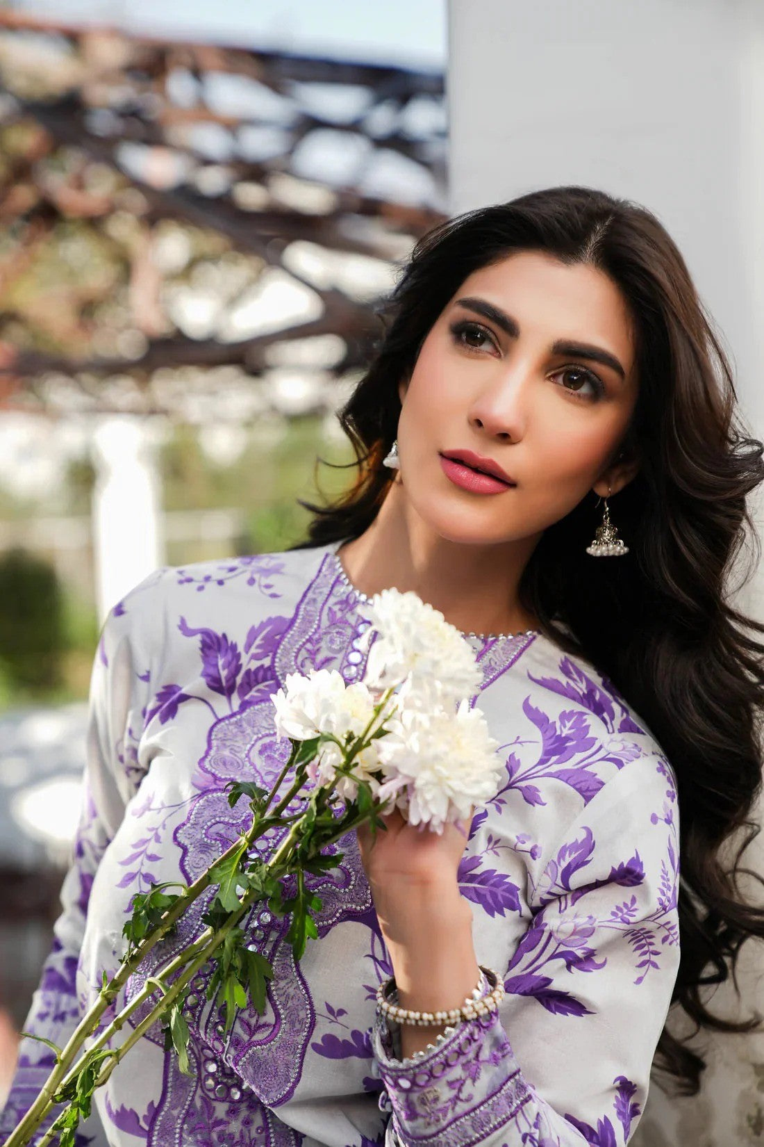 PRINTED KARANDII   EMBROIDERY UNSTITCH DRESS 3 PIECE 518W