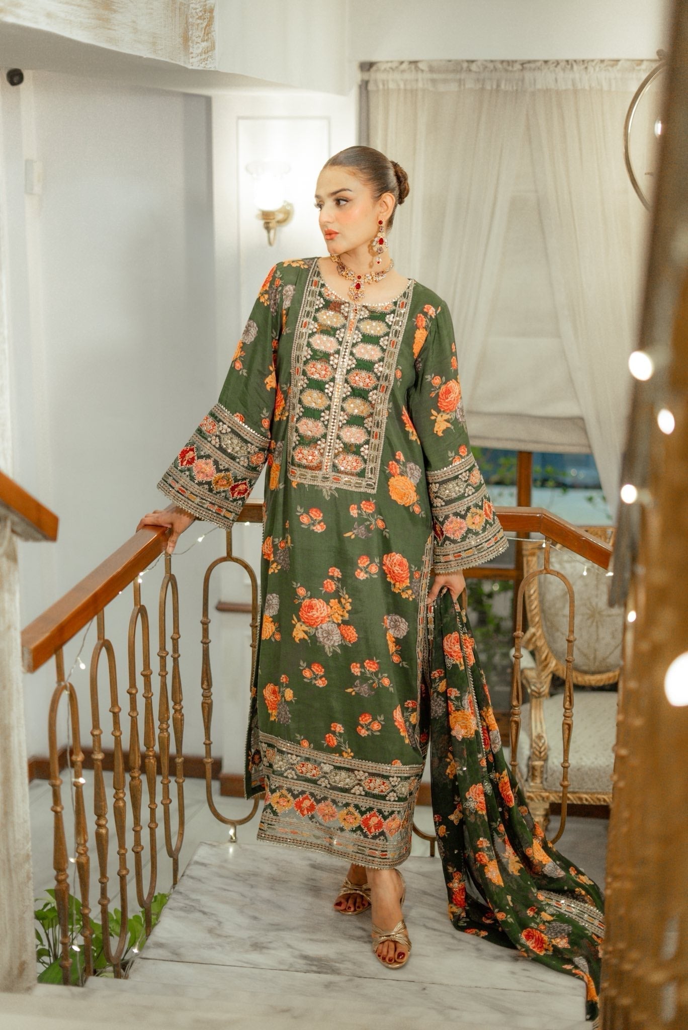Silk-3PC Unstitched 262