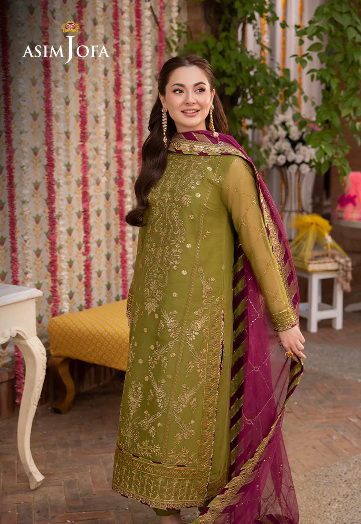 Lawn 3PC Embroidered With Chiffon Embroidered Dupatta-243