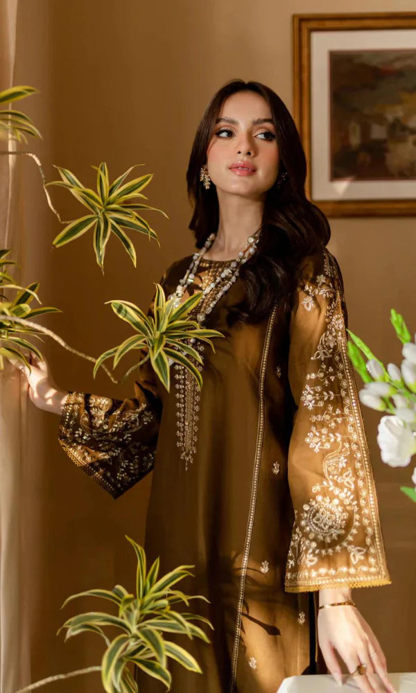 Dhanak Unstich 2PC Embroidered-105
