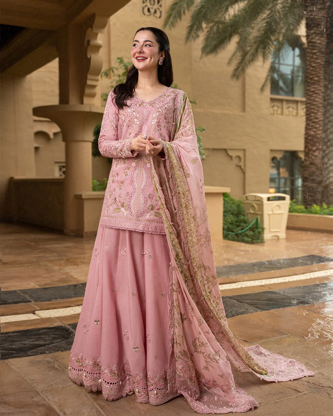 Faiza Saqlain AYA Embroidered Luxury Lawn Unstitched 3Pc Suit-725