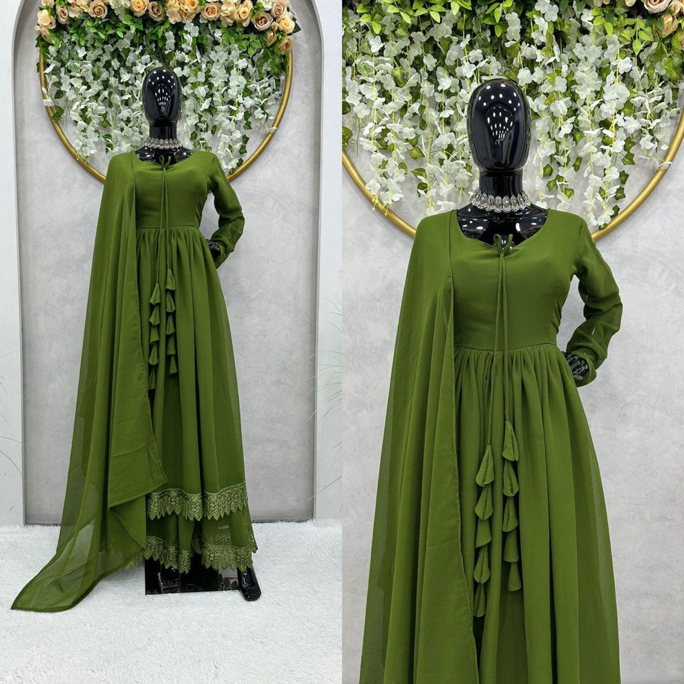 Double border 3 peiece maxi